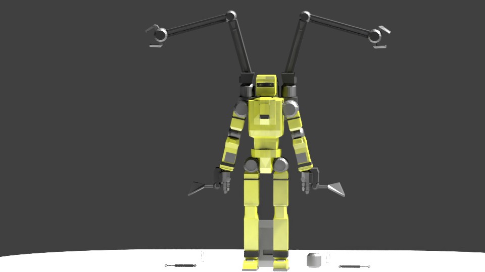 Low Poly Construction Mech -Adjutor preview image 4